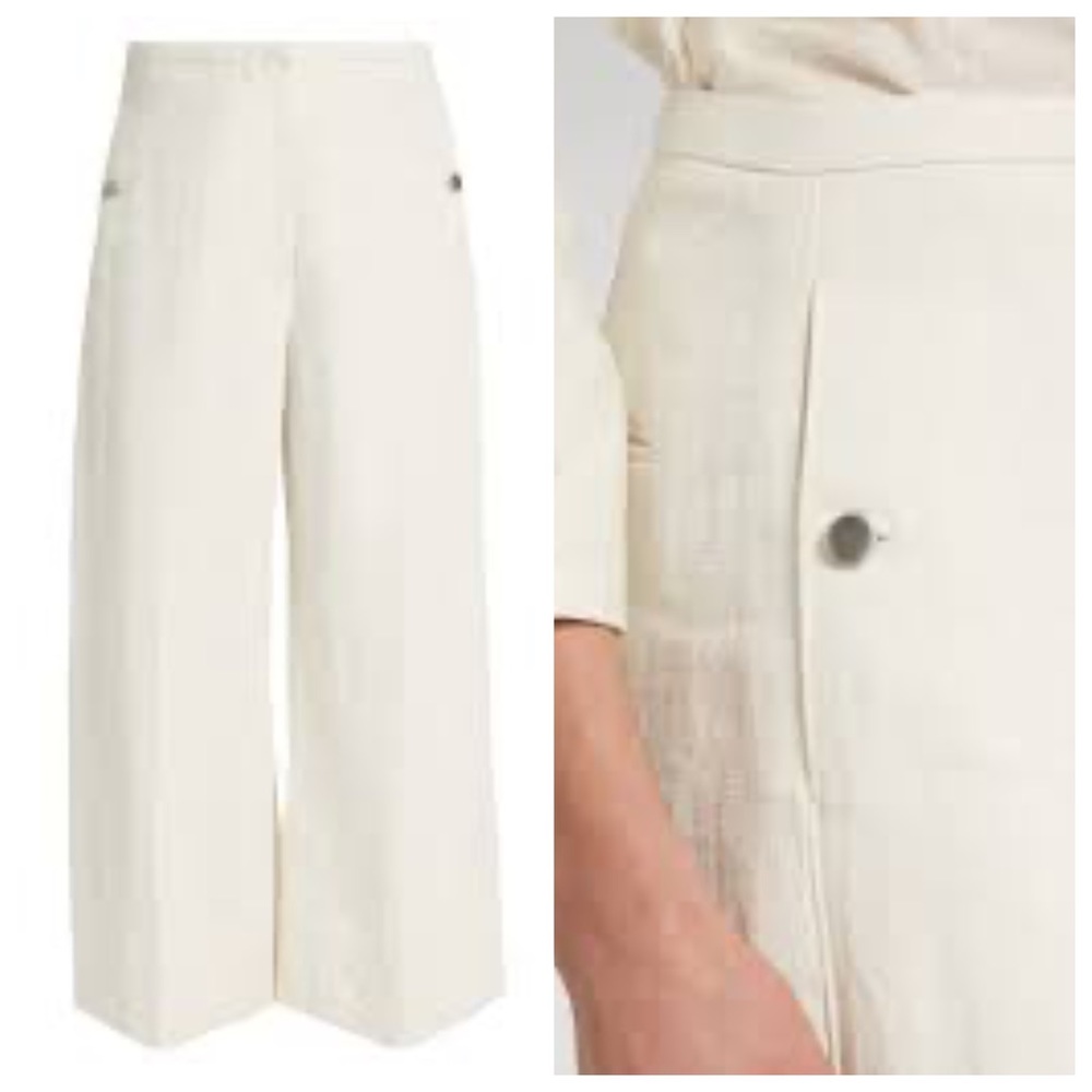 Lemaire - High Waist Wide Leg Trousers - Picture 2 of 7